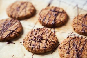 Délicieux biscuits au flocons d'avoine et chocolat