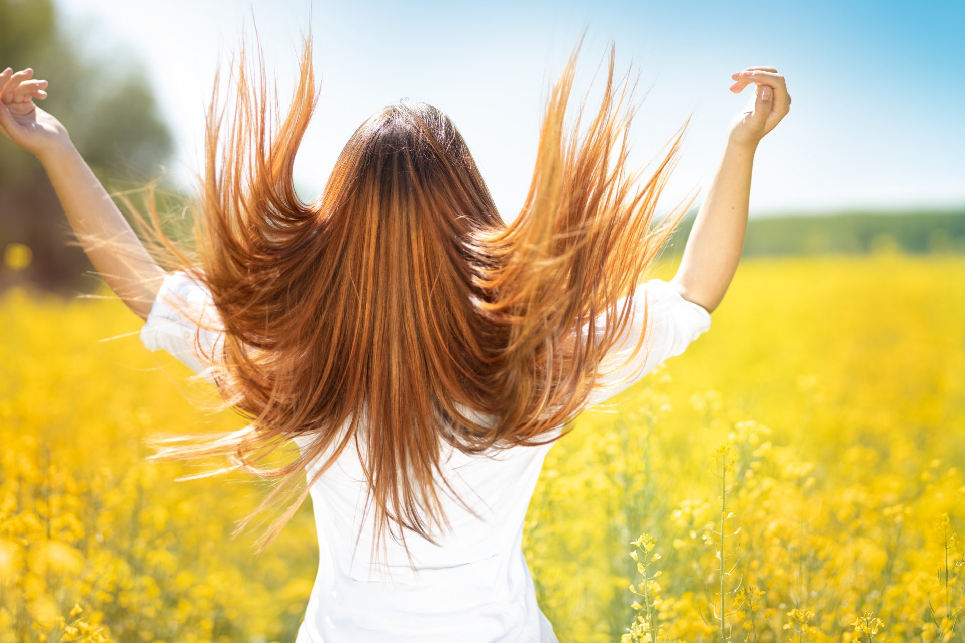 Des cheveux naturels et sains