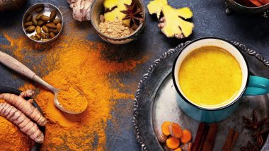 Ayurveda contre le rhume, épices et infusion présentées sur une table